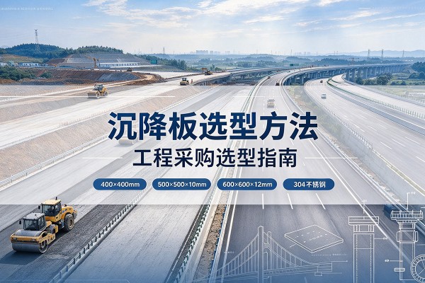 建安沉降板选择方法