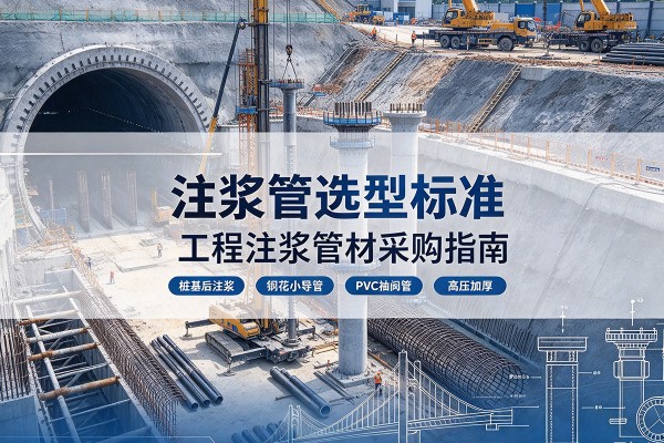 建安注浆管选型标准