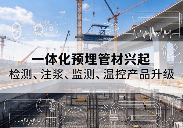 建安一体化管材产品兴起，声测注浆一体管、多功能预埋管应用增多