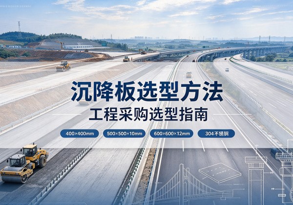 建安沉降板选择方法