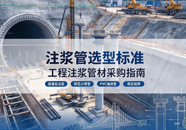 建安注浆管选型标准
